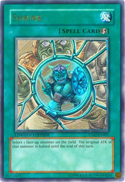 Image for Shrink (Pharaoh Tour Promos) (PT02-EN001) - YuGiOh