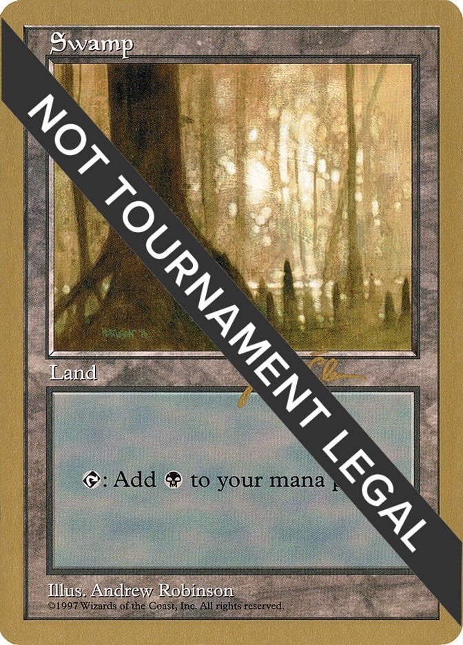 Image for Swamp (445) - 1997 Jakub Slemr (5ED) (World Championship Decks) - Magic: The Gathering