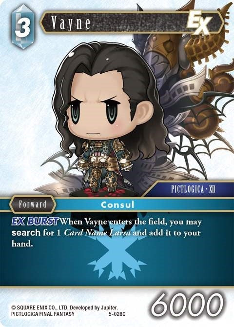 Image for Vayne EX (Opus V) (5-026C) - Final Fantasy TCG