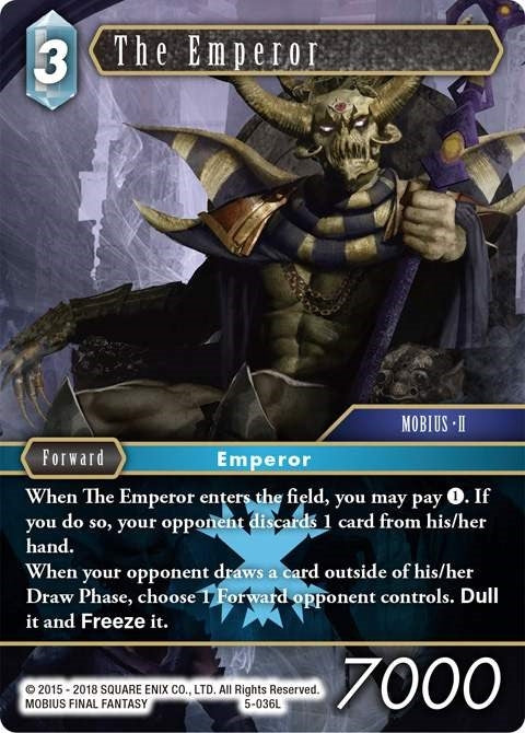 Image for The Emperor (Opus V) (5-036L) - Final Fantasy TCG