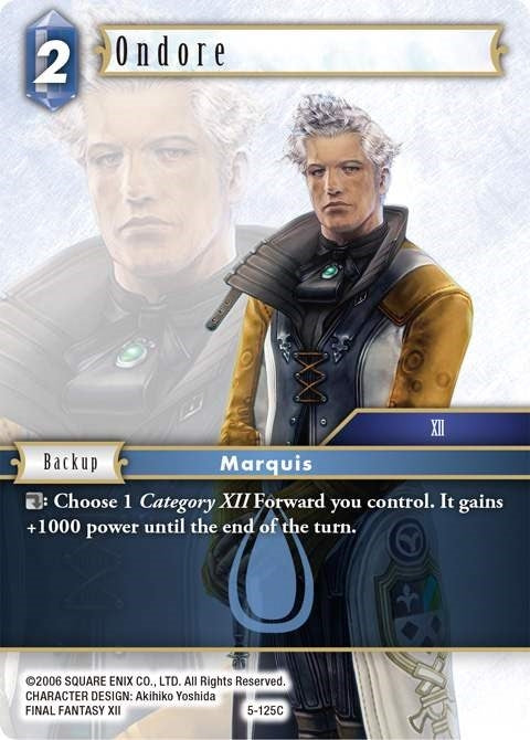 Image for Ondore (Opus V) (5-125C) - Final Fantasy TCG