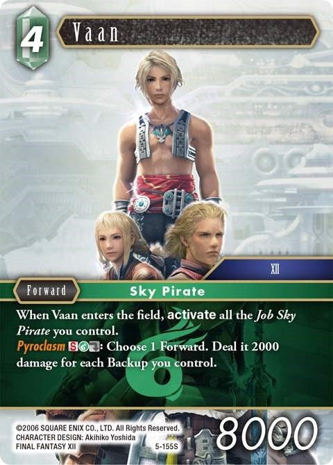 Image for Vaan (Starter) (Opus V) (5-155S) - Final Fantasy TCG