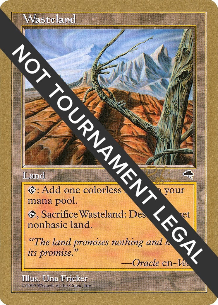 Image for Wasteland - 1998 Ben Rubin (TMP) (World Championship Decks) - Magic: The Gathering