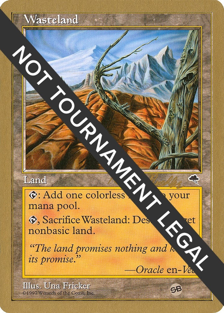 Image for Wasteland - 1998 Randy Buehler (TMP) (SB) (World Championship Decks) - Magic: The Gathering