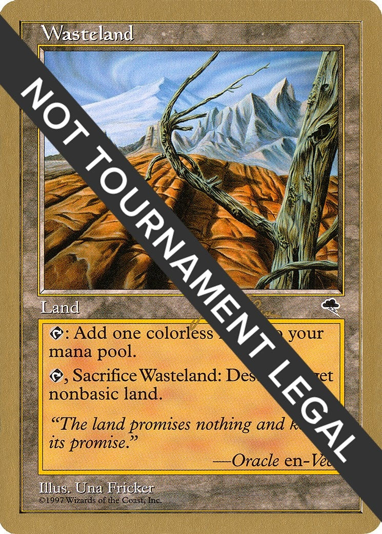 Image for Wasteland - 1999 Jakub Slemr (TMP) (World Championship Decks) - Magic: The Gathering