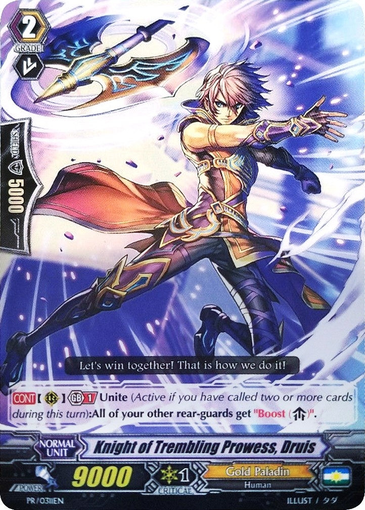 Image for Knight of Trembling Prowess, Druis (Promo Cards) (PR/0311EN) - Cardfight Vanguard