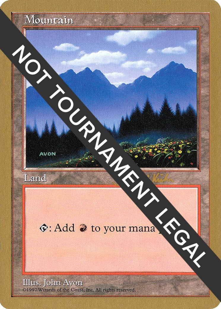 Image for Mountain (433) - 1997 Janosch Kuhn (5ED) (World Championship Decks) - Magic: The Gathering