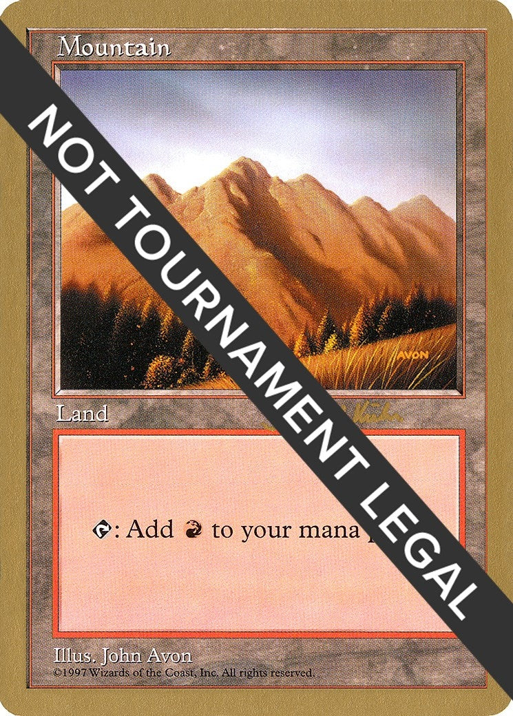 Image for Mountain (432) - 1997 Janosch Kuhn (5ED) (World Championship Decks) - Magic: The Gathering