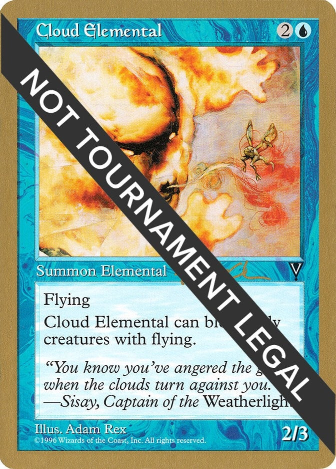 Image for Cloud Elemental - 1997 Paul McCabe (VIS) (World Championship Decks) - Magic: The Gathering