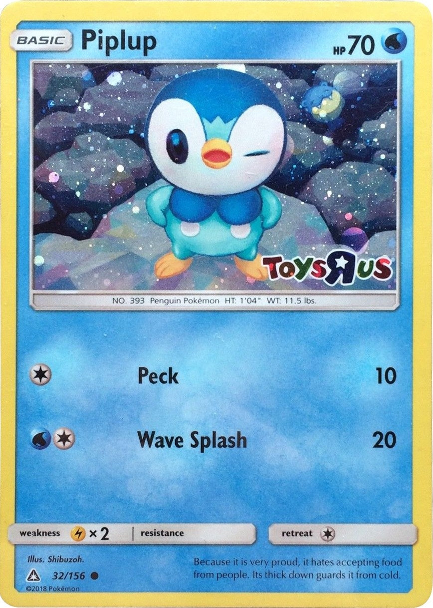 Image for Piplup - 32/156 (Toys R Us) (Miscellaneous Cards & Products) (032/156) - Pokemon