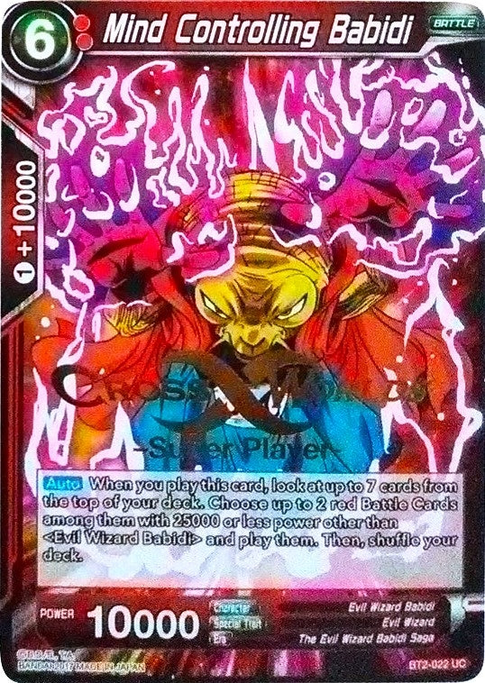 Image for Mind Controlling Babidi (Super Player Stamped) (Tournament Promotion Cards) (BT2-022) - Dragon Ball Super: Masters
