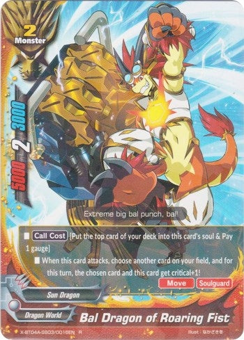 Image for Bal Dragon of Roaring Fist (New World Chaos) (X-BT04A-SS03/0016EN) - Future Card BuddyFight