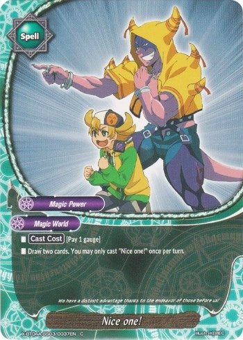 Image for Nice one! (New World Chaos) (X-BT04A-SS03/0037EN) - Future Card BuddyFight