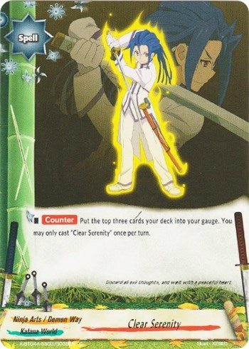 Image for Clear Serenity (New World Chaos) (X-BT04A-SS03/0039EN) - Future Card BuddyFight