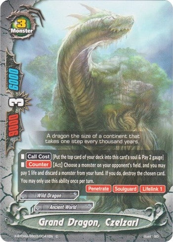 Image for Grand Dragon, Czelzarl (New World Chaos) (X-BT04A-SS03/0041EN) - Future Card BuddyFight