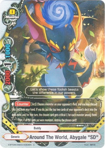 Image for Around the World, Abygale "SD" (New World Chaos) (X-BT04A-SS03/0053EN) - Future Card BuddyFight