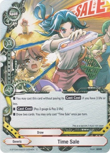 Image for Time Sale (New World Chaos) (X-BT04A-SS03/0054EN) - Future Card BuddyFight