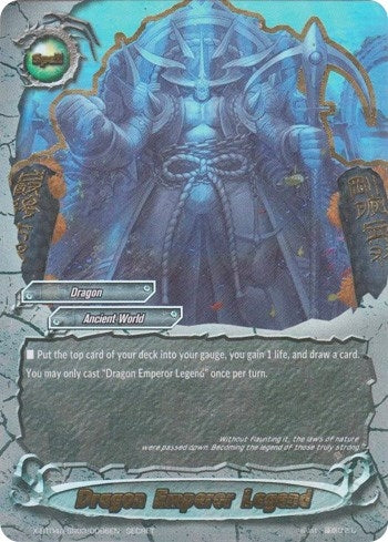 Image for Dragon Emperor Legend (Secret) (New World Chaos) (X-BT04A-SS03/0066EN) - Future Card BuddyFight