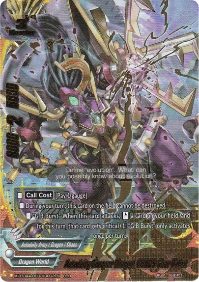 Image for Autodeity Conquer Dragon, CHAOS Gear Batzz (New World Chaos) (X-BT04A-UB03/0002EN) - Future Card BuddyFight