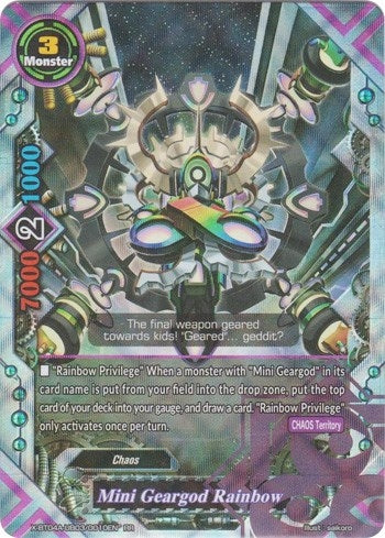 Image for Mini Geargod Rainbow (New World Chaos) (X-BT04A-UB03/0010EN) - Future Card BuddyFight