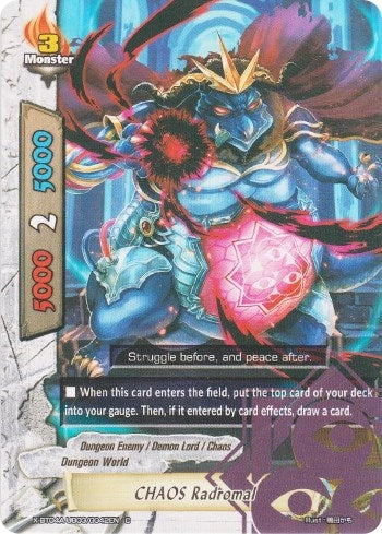 Image for CHAOS Radromarl (New World Chaos) (X-BT04A-UB03/0042EN) - Future Card BuddyFight