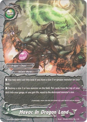 Image for Havoc in Dragon Land (New World Chaos) (X-BT04A-UB03/0055EN) - Future Card BuddyFight