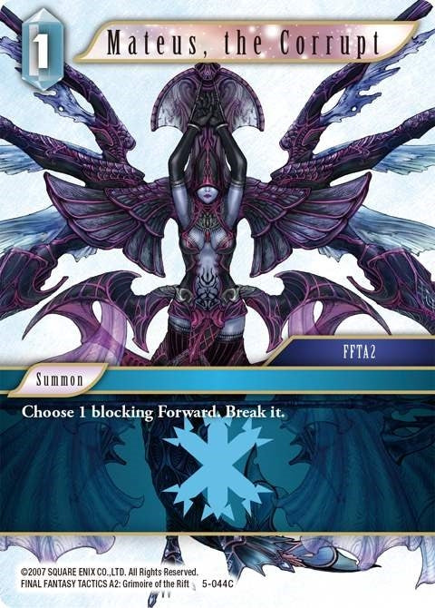 Image for Mateus, the Corrupt (Opus V) (5-044C) - Final Fantasy TCG