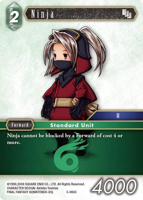 Image for Ninja (Luneth) (Opus V) (5-065C) - Final Fantasy TCG
