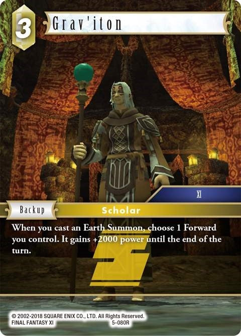 Image for Grav'iton (Opus V) (5-080R) - Final Fantasy TCG