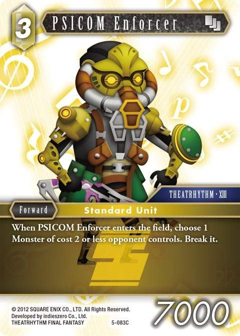 Image for PSICOM Enforcer (Opus V) (5-083C) - Final Fantasy TCG