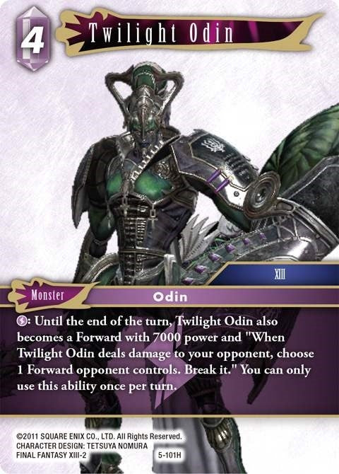 Image for Twilight Odin (Opus V) (5-101H) - Final Fantasy TCG
