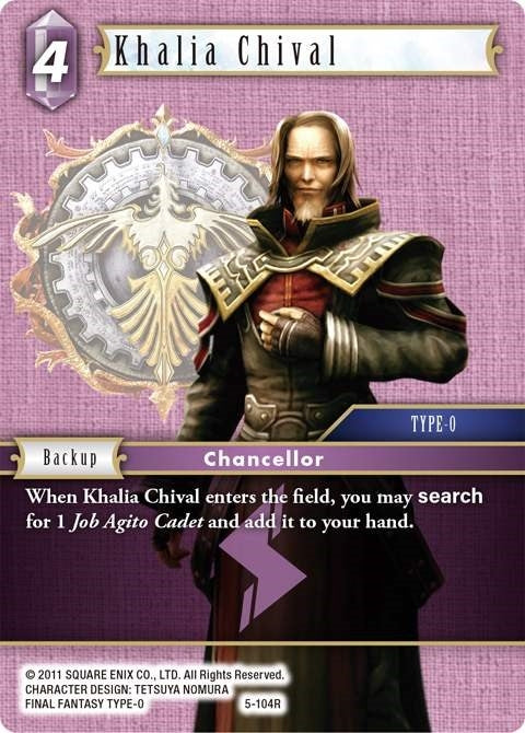Image for Khalia Chival (Opus V) (5-104R) - Final Fantasy TCG