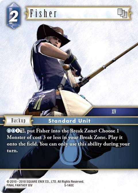 Image for Fisher (Opus V) (5-140C) - Final Fantasy TCG