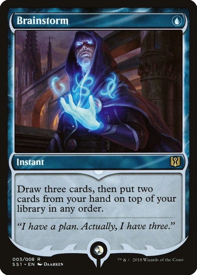 Image for Brainstorm (Signature Spellbook: Jace) (3) - Magic: The Gathering