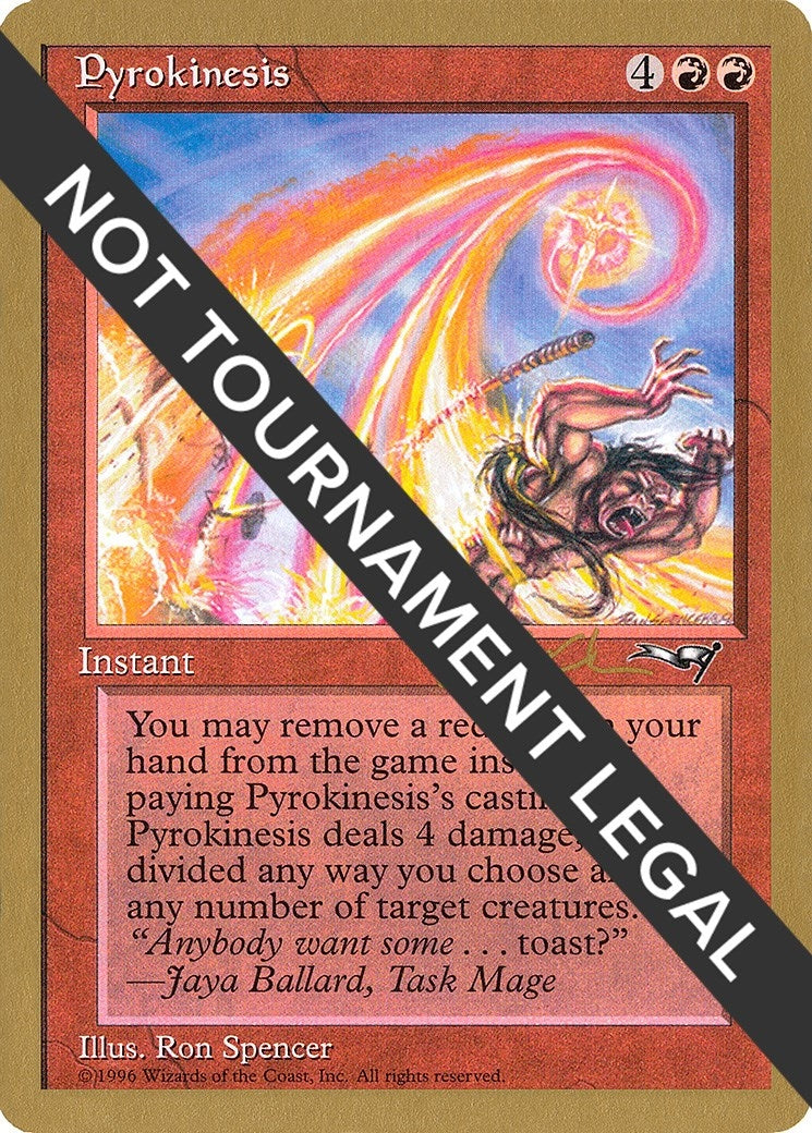Image for Pyrokinesis - 1997 Paul McCabe (ALL) (World Championship Decks) - Magic: The Gathering