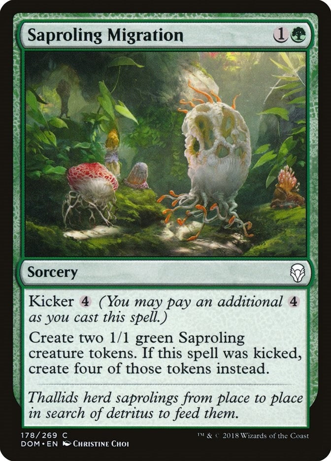 Image for Saproling Migration (Dominaria) (178) - Magic: The Gathering