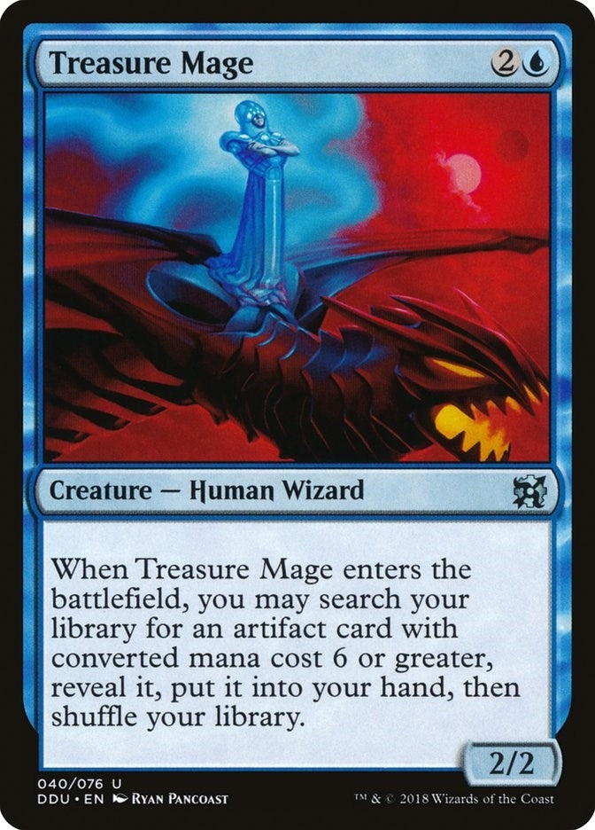 Image for Treasure Mage (Duel Decks: Elves vs. Inventors) (40) - Magic: The Gathering