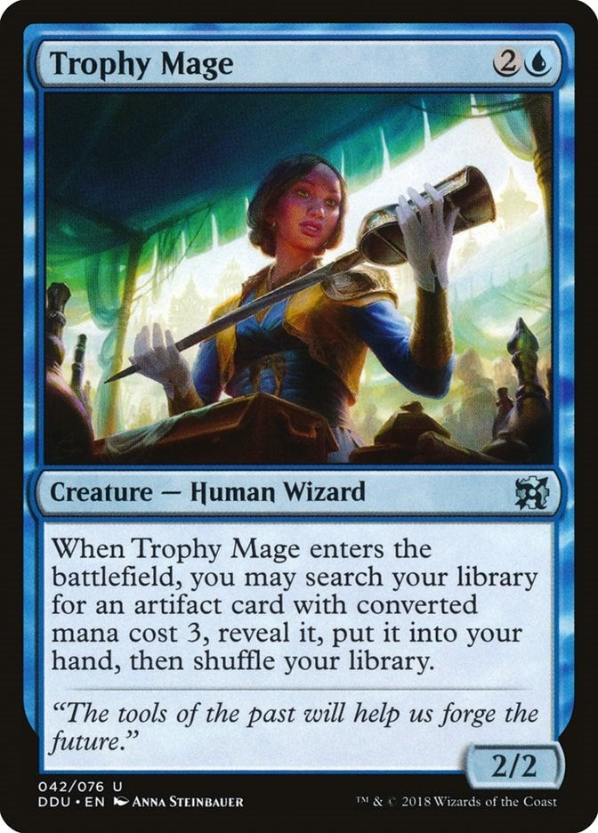 Image for Trophy Mage (Duel Decks: Elves vs. Inventors) (42) - Magic: The Gathering