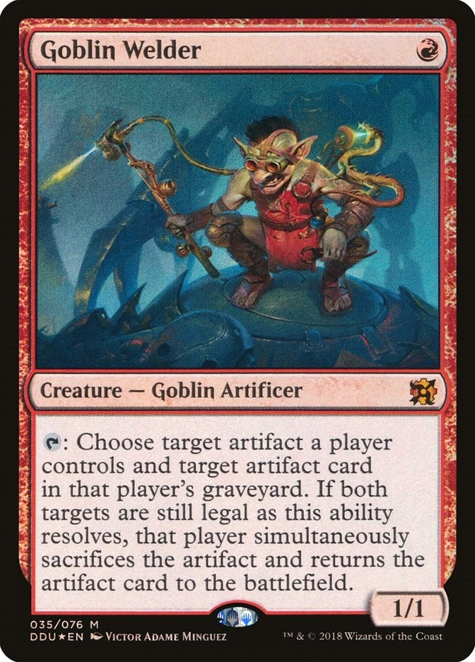 Image for Goblin Welder (Duel Decks: Elves vs. Inventors) (35) - Magic: The Gathering