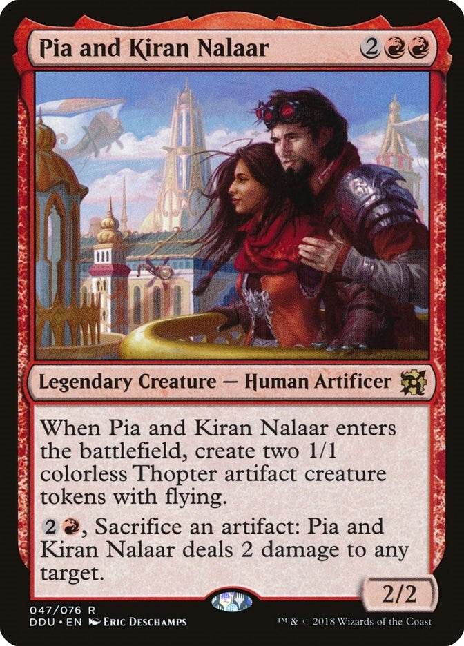 Image for Pia and Kiran Nalaar (Duel Decks: Elves vs. Inventors) (47) - Magic: The Gathering
