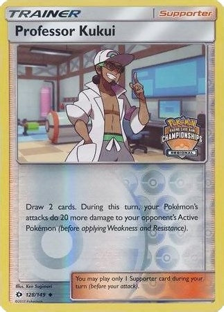 Image for Professor Kukui - 128/149 (Regional Championships) (League & Championship Cards) (128/149) - Pokemon