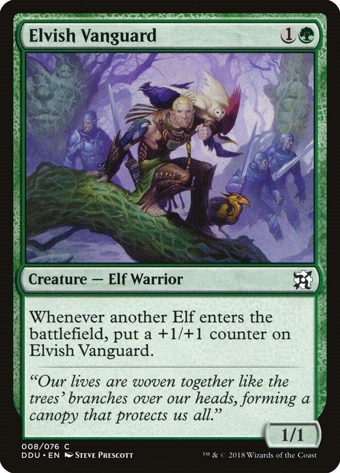 Image for Elvish Vanguard (Duel Decks: Elves vs. Inventors) (8) - Magic: The Gathering