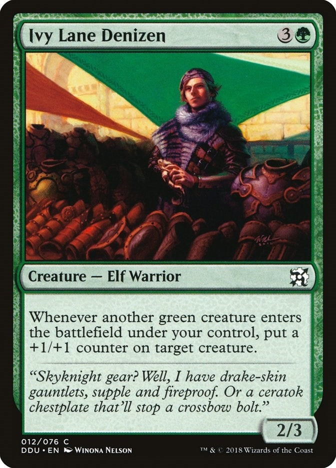 Image for Ivy Lane Denizen (Duel Decks: Elves vs. Inventors) (12) - Magic: The Gathering