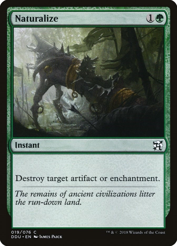 Image for Naturalize (Duel Decks: Elves vs. Inventors) (19) - Magic: The Gathering