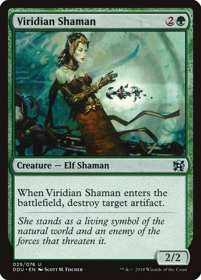 Image for Viridian Shaman (Duel Decks: Elves vs. Inventors) (25) - Magic: The Gathering