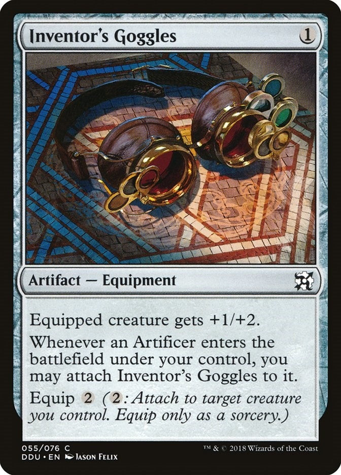 Image for Inventor's Goggles (Duel Decks: Elves vs. Inventors) (55) - Magic: The Gathering