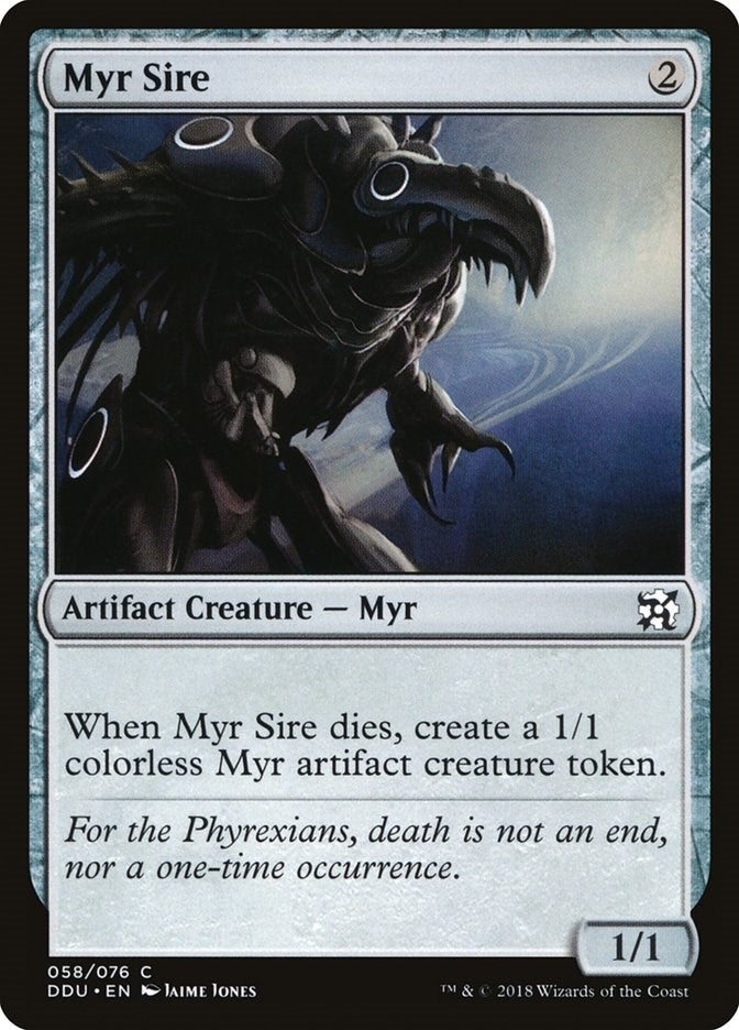 Image for Myr Sire (Duel Decks: Elves vs. Inventors) (58) - Magic: The Gathering