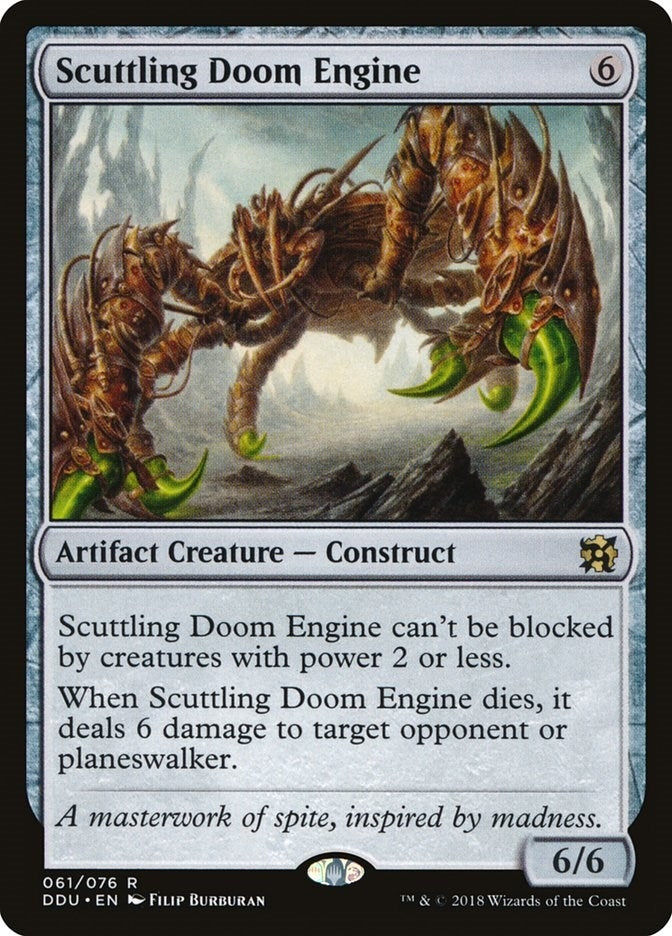 Image for Scuttling Doom Engine (Duel Decks: Elves vs. Inventors) (61) - Magic: The Gathering