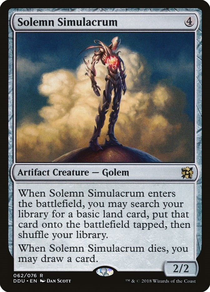 Image for Solemn Simulacrum (Duel Decks: Elves vs. Inventors) (62) - Magic: The Gathering