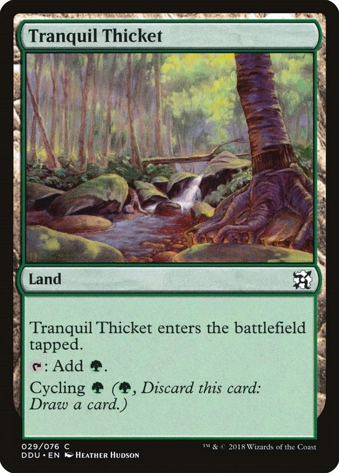 Image for Tranquil Thicket (Duel Decks: Elves vs. Inventors) (29) - Magic: The Gathering